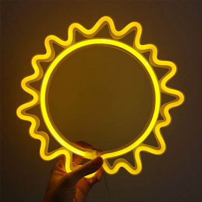 USB/Battery LED Neon Lights Sign for Wall Art Decor Heart Gaming Bar Bedroom Decoration Hanging Neon Sign Party Alien Night Lamp