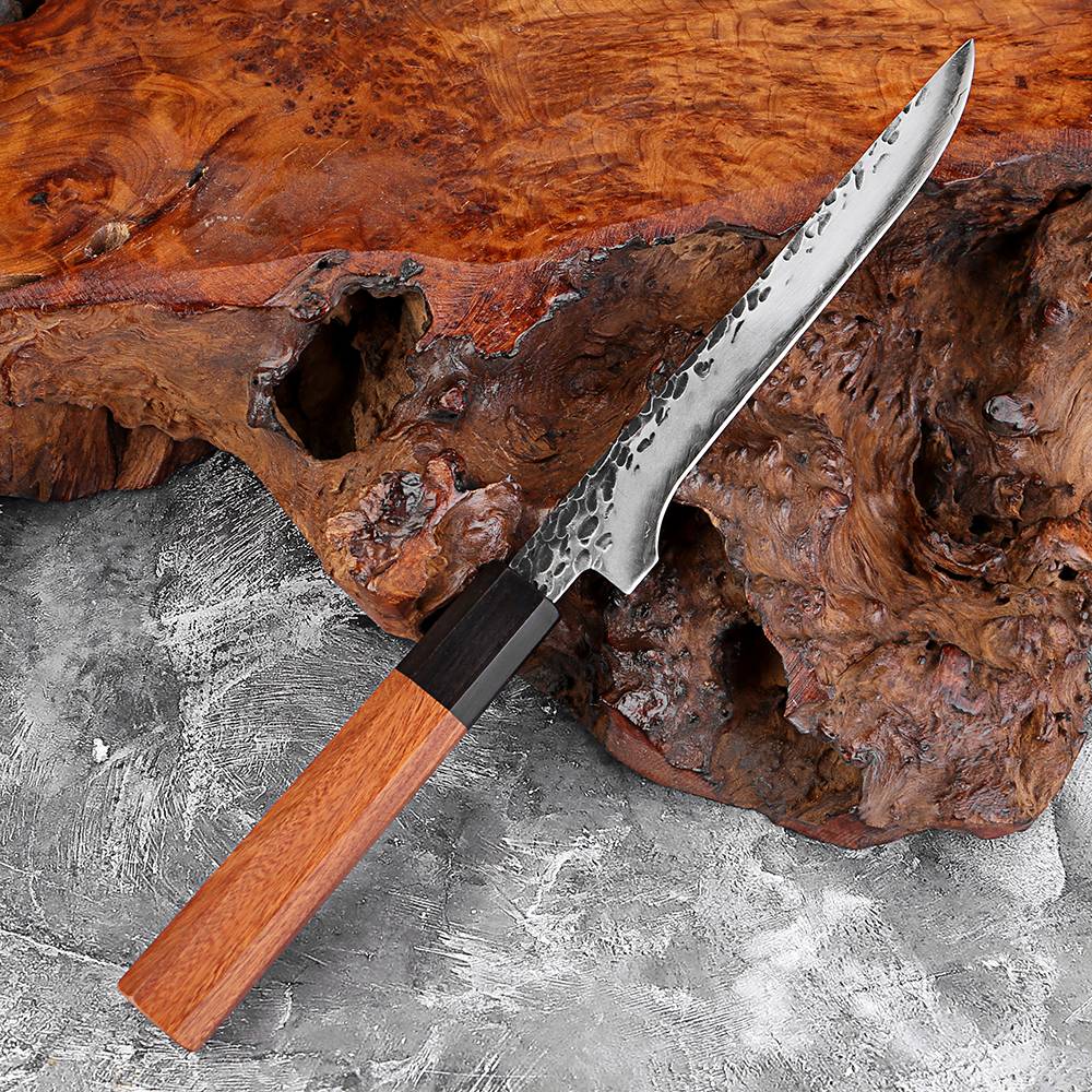 1-7 PCS Knife Set,Professional 3-Layer Composite Steel Kitchen Knives Set,Ultra Sharp Japanese Chef Knife with Octagonal Handle