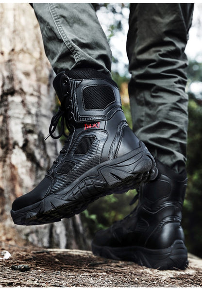 Botas de Segurança Masculinas Impermeáveis para Exteriores com Bico de Aço, Botas de Trabalho Masculinas Antiesmagamento com Bico de Aço, Tamanho 47