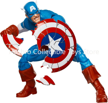 Marvel Legends Secret Wars Captain America Avengers Retro Comics Secret Wars Action Figure Model Toy Collection Hobby Gift