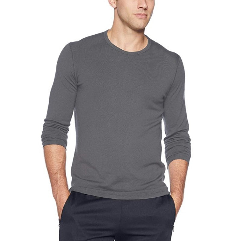 Men's 100% Merino Wool Base Layer 240G Shirt Thermal Top Warm Wicking Breathable Anti-Odor Underwear Warm Base Layer Clothing