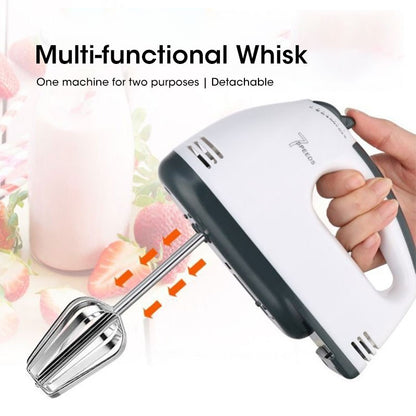 Handheld 7 Speed Automatic Electric Mixer Multi Functional for Food Egg Cream Cake Dough Mixing Baking Kitchen Home Use