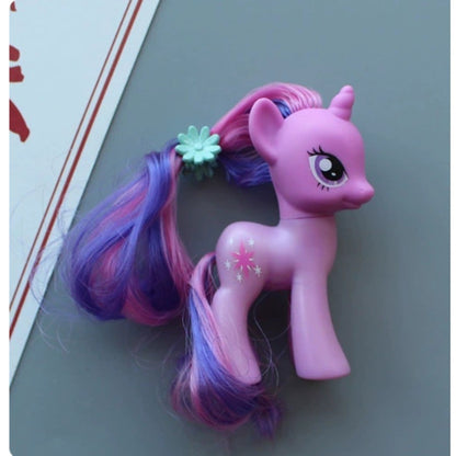 Genuine Hasbro My Little Pony Kawaii Twilight Sparkle Presente de Aniversário Decoração de Mesa Brinquedos Modernos de Desenhos Animados de Anime para Coleção de Meninas