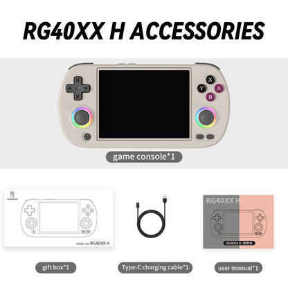 Anbernic RG40XXH 64-bit Linux Retro Handheld Game Console 4.0 IPS Screen Supports 5G Bluetooth HD Output
