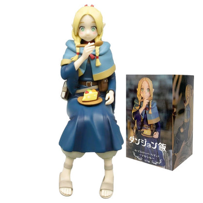 Delicious In The Dungeon Marcille Donato Estátua de Anime Girl Dungeon Food Leo Stouten Action Figure Modelo Boneca Sentada Brinquedo de Presente