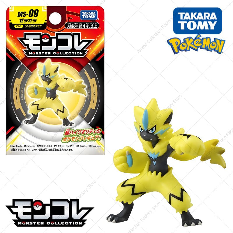 100% Original Takara Tomy Pokemon Figure Toys Chikorita Totodile Tepig Mega Metagross Charizard X PVC Figurine Model Dolls Gifts