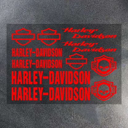 Adesivo de Vinil Harley Davidson Logotipo Tanque de Motocicleta Emblema Kit de Decalques Para Electra Glide 1250S PA1250
