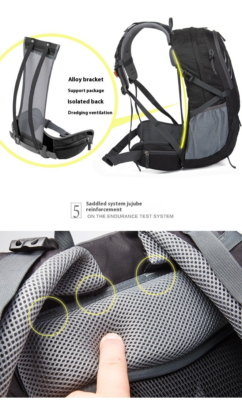 Mochilas de Caminhada Impermeáveis Masculinas e Femininas para Atividades ao Ar Livre, Montanhismo, Viagens, Esportes, Mochila de Grande Capacidade para Acampamento