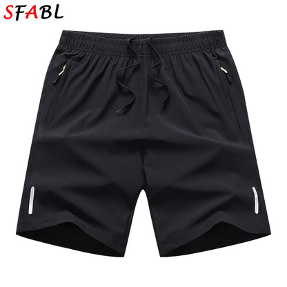 New Summer Casual Men's Shorts Quick-drying Elastic Running Gym Fitness Shorts Men Beach Short Pants Male Breathable Boardshorts