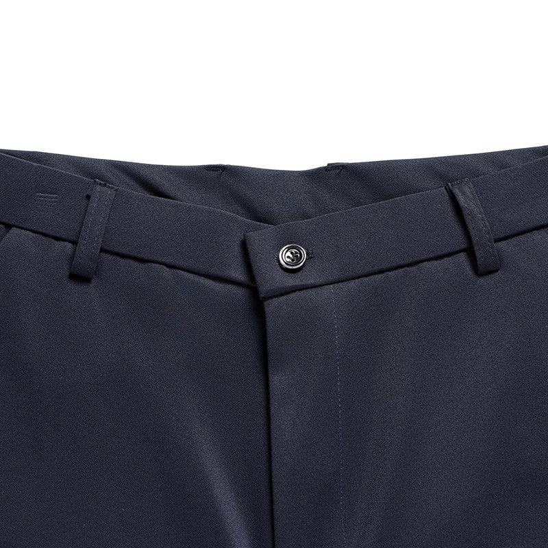 29-42 Men's Summer Pants Thin Straight Stretch Casual Pants with No Trace No Ironing Fabric Silky and Cool Feeling