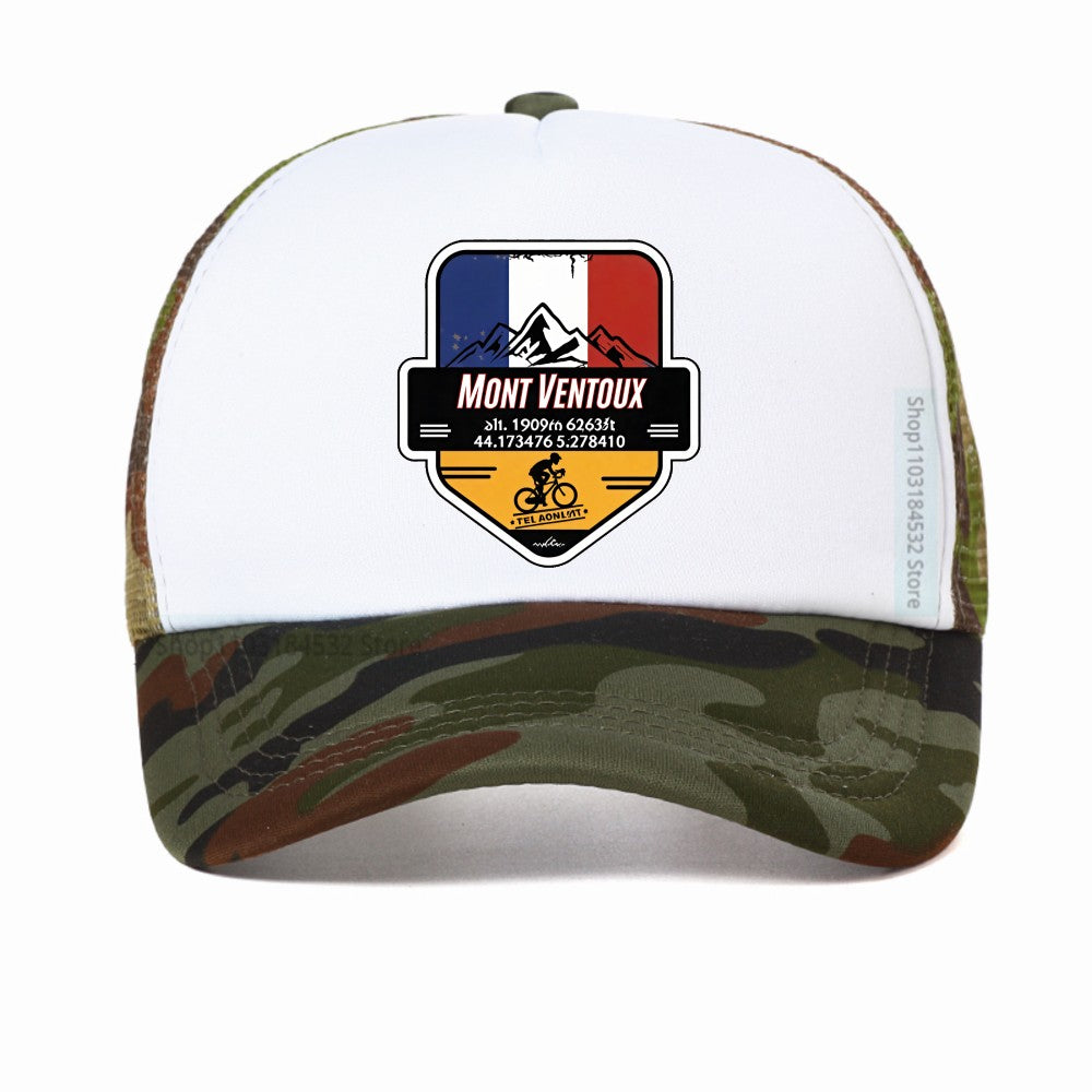 Col du Tourmalet Cycling Ive Done It Baseball Cap men mesh Breathable Snapback hats Outdoor Sports hats Bones