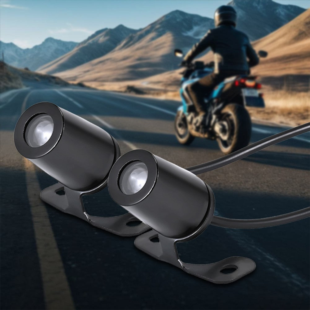 2Pcs Luz de Boas-Vindas LED Para Motocicleta Asas de Anjo Luzes de Projeção 8-30V Motocicleta Luz Decorativa Modificada Luzes Laser de Asa
