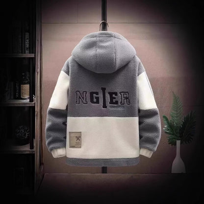 2025 Men's Lamb Wool Jacket Autumn Winter Loose Padded Thickened Jacket Plus Size 6XL 110kg Also Wearable Clothes Cardigan