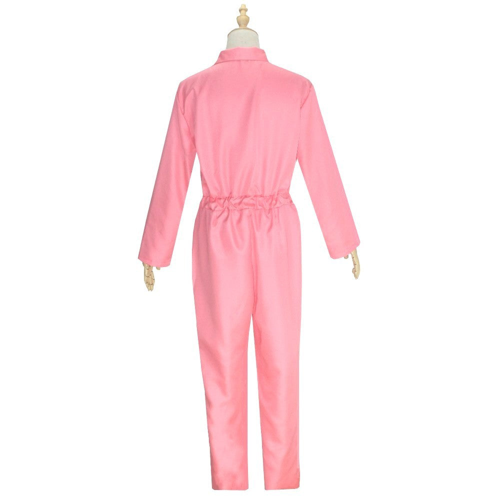 Costume De Cosplay Du Film Ken Pour Adulte, T-shirt Noir, Écharpe Rose, Ensemble Complet, Princesse, Ixde Carnaval D'Halloween