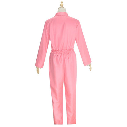 Costume De Cosplay Du Film Ken Pour Adulte, T-shirt Noir, Écharpe Rose, Ensemble Complet, Princesse, Ixde Carnaval D'Halloween