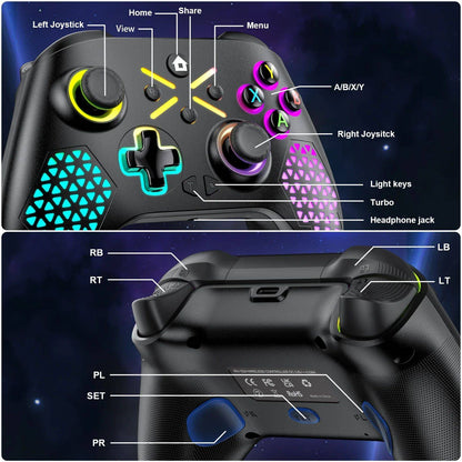 Gamepad For Xbox One Console Xbox Seris S/X Wireless Dual Vibra Six Axis Gyroscope Game Xbox Controller Win 7 8 10