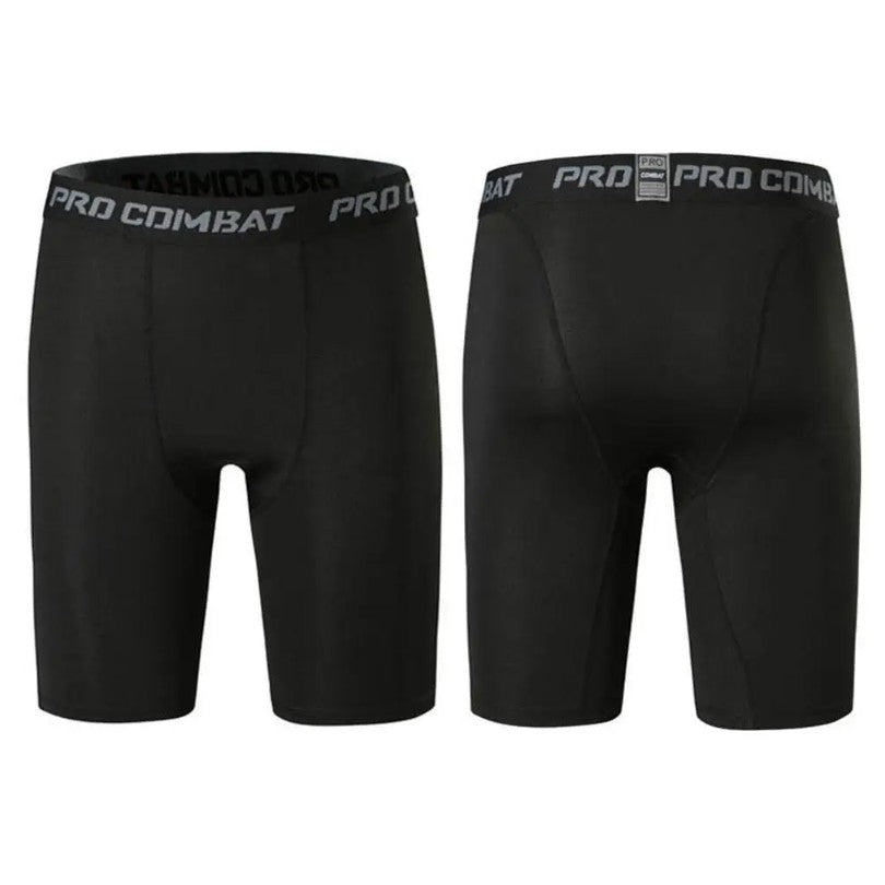 2025 New Men's Sports Leggings, Fitness Elastic Compression Leggings, Quick Drying Shorts, Running Training Elastic Shorts