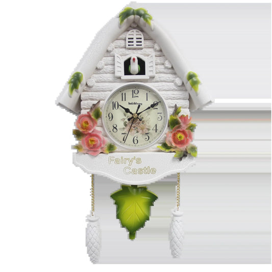 1pc Cuckoo Wall Clock, Daytime Hourly Alarm Pendulum Quartz Watch, Silent Wall Clock for Home Living Room Decoration Wall Art