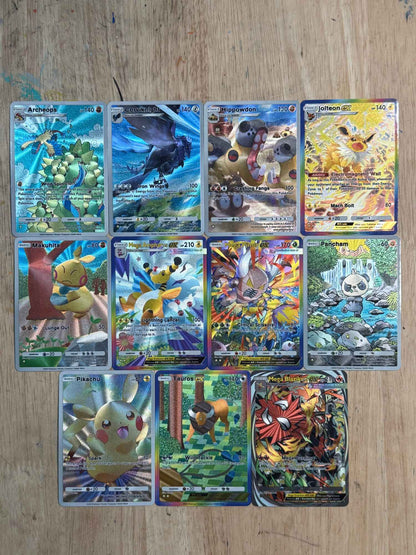 Diy Pokemon ptcg Bolso de Auto Controle Coleção de Cartas Colecionáveis ​​Assinatura Trading Flash Card Anime Desenho Animado Presente de Natal Diy