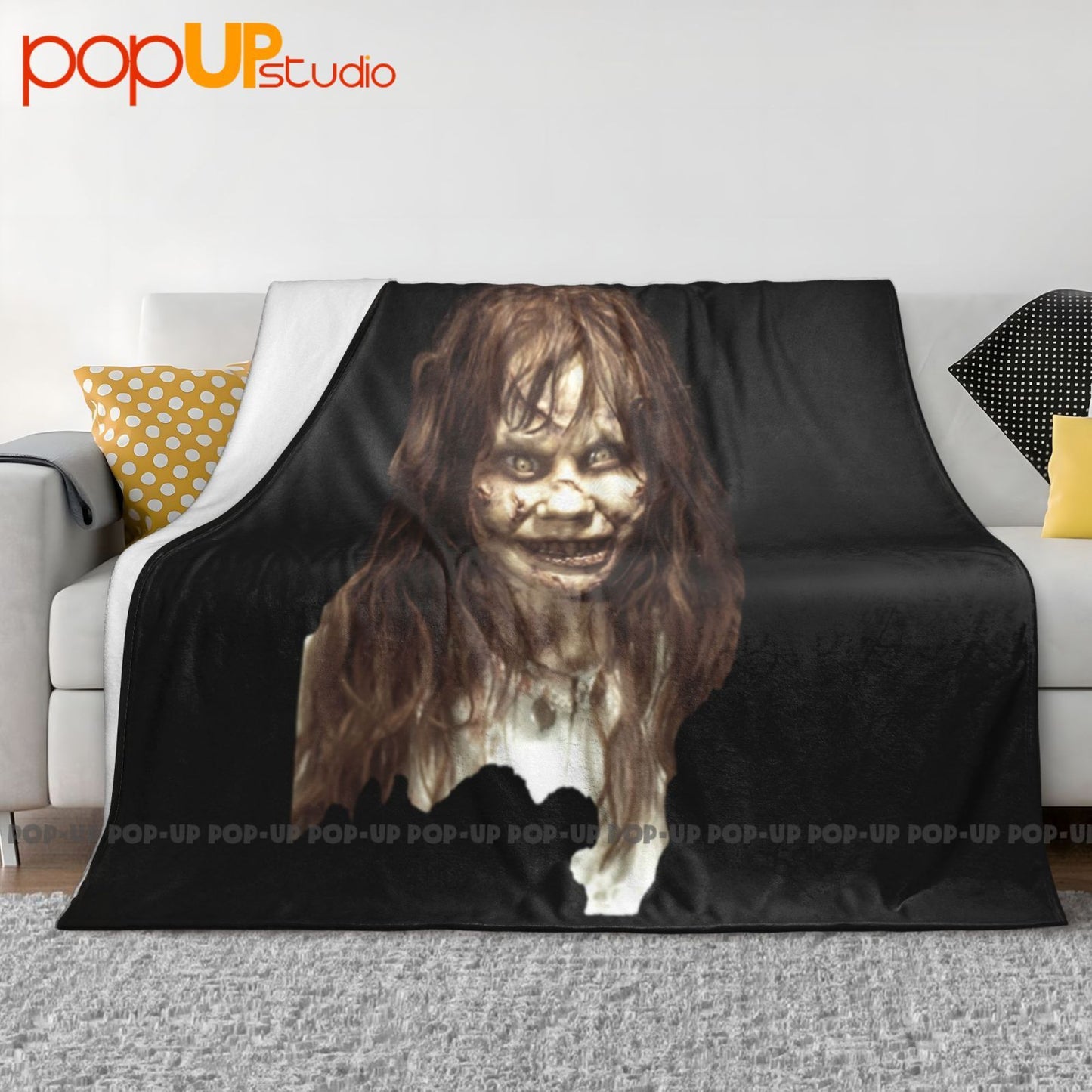 Exorcist Exorcist Regan Demon Horror Cult Movie Ultra-Soft Blanket Quilt Winter Sofa Cover Bed Covers