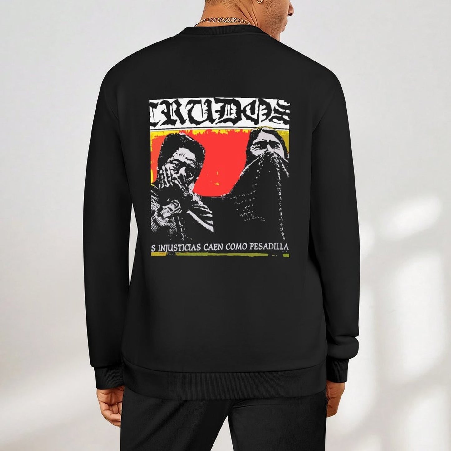 Los Crudos Pullover men's sweat-shirt set men's coat autumn mens clothing pullover