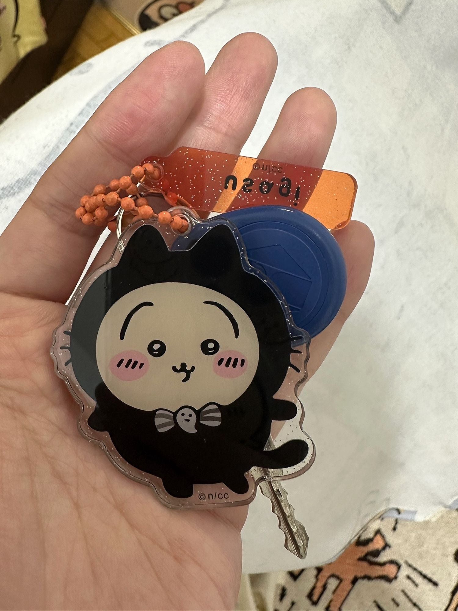 New Jiyi Ckw Korean Halloween Peripheral Creative Hachiware Acrylic Keychain Decoration Usagi Bag Pendant Friend Gift