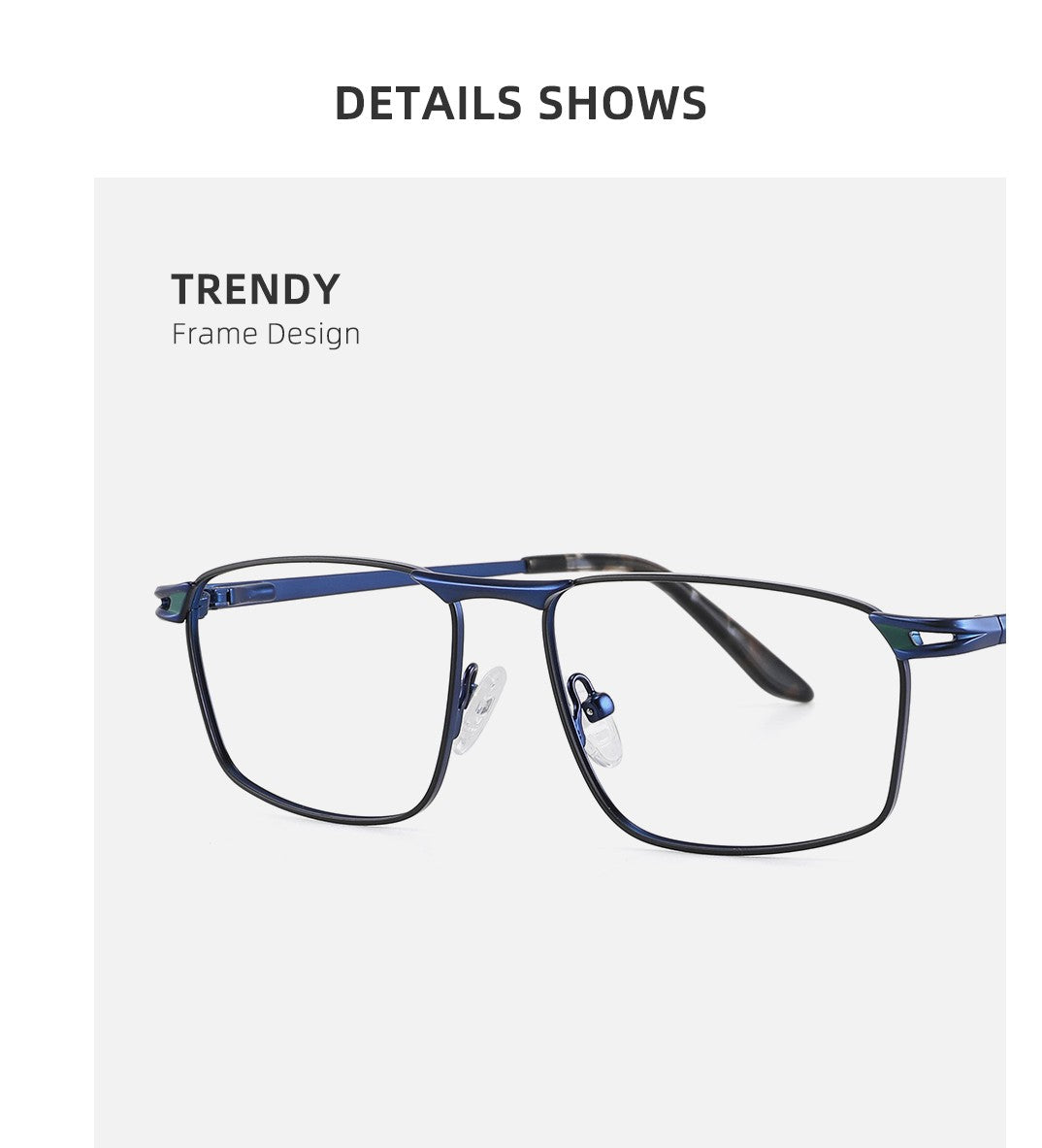 Photochromic Lenses Men's Sunglasses Reading Glasses Man Square Prescription Prescription Glasses Trendy Luxury Mens Lenses +2 3