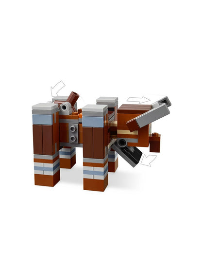Lego Minecraft 21278 the Winner's Whistle Station and the Predator Building Block Toy Children's Day Gift