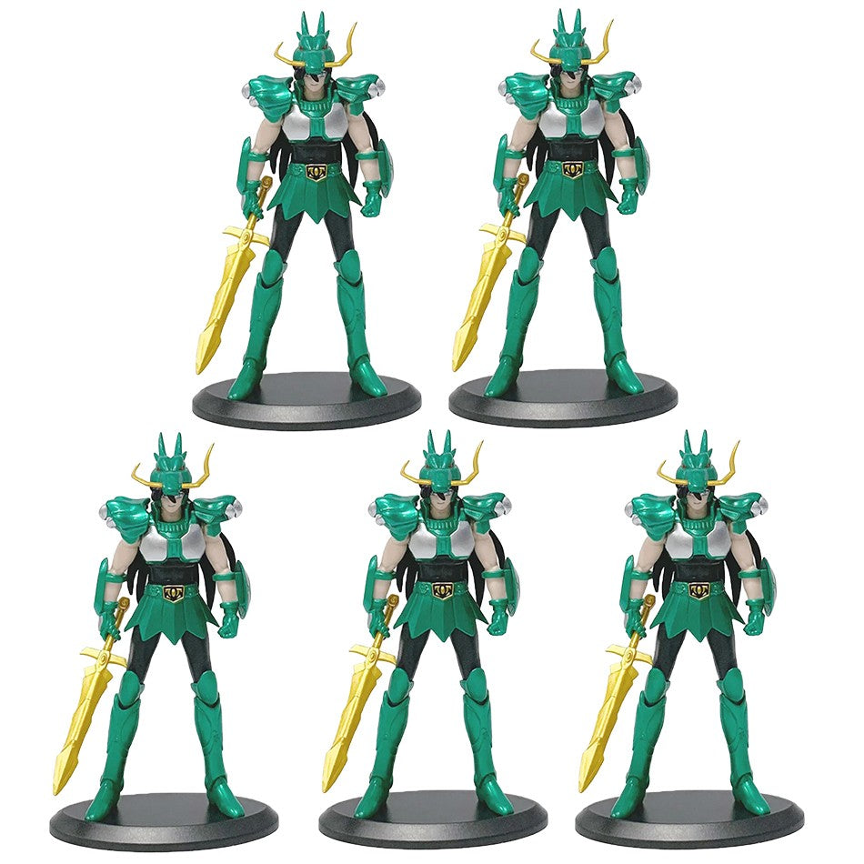 Saint Seiya Action Figurine Ikki Hyoga Seiya Shiryu Standing Myth Cloth Knights of The Zodiac Figures Model Toys Children's Gift