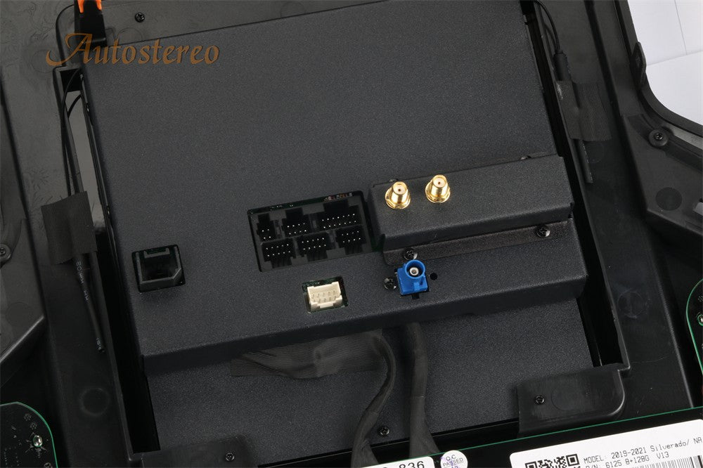 Rádio automotivo Android 13 de 15,6 polegadas para GMC Sierra Denali Silverado 2019 2020 2021 2022 2023 Carplay Rádio automotivo GPS de navegação multimídia