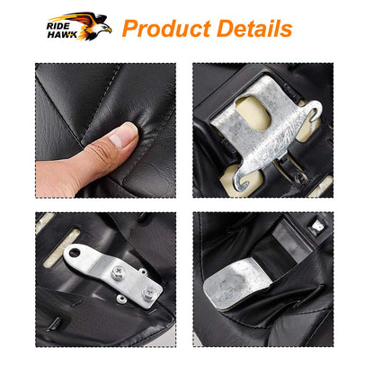 Assento de Motorista de Moto Assento Traseiro de Passageiro Pillion Preto Conjunto de Assento Sporster para Harley Sportster Iron 883 XL883N 2016-2022