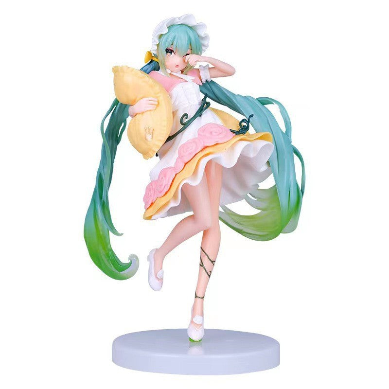Hatsune Miku Figura Anime Menina Modelo Decoração de Mesa Boneca Colecionável Presente para Fãs Estátua Vocaloid Japonesa Kawaii Otaku