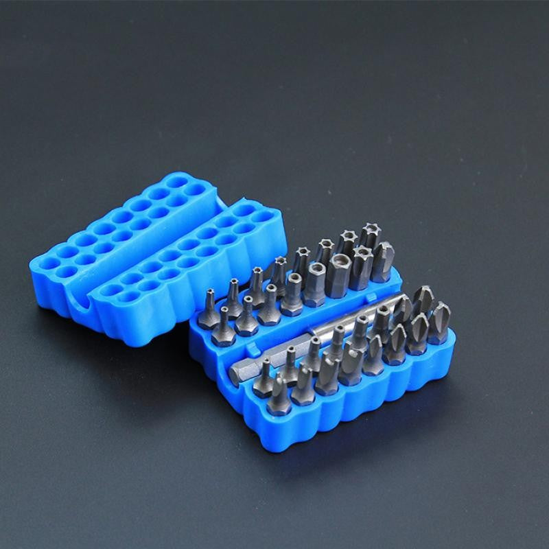 Kit de Bits de Segurança com 33 peças, com Extensor Magnético Torx, Hexagonal, Estrela, Fenda, Tri-Wing Antiviolação