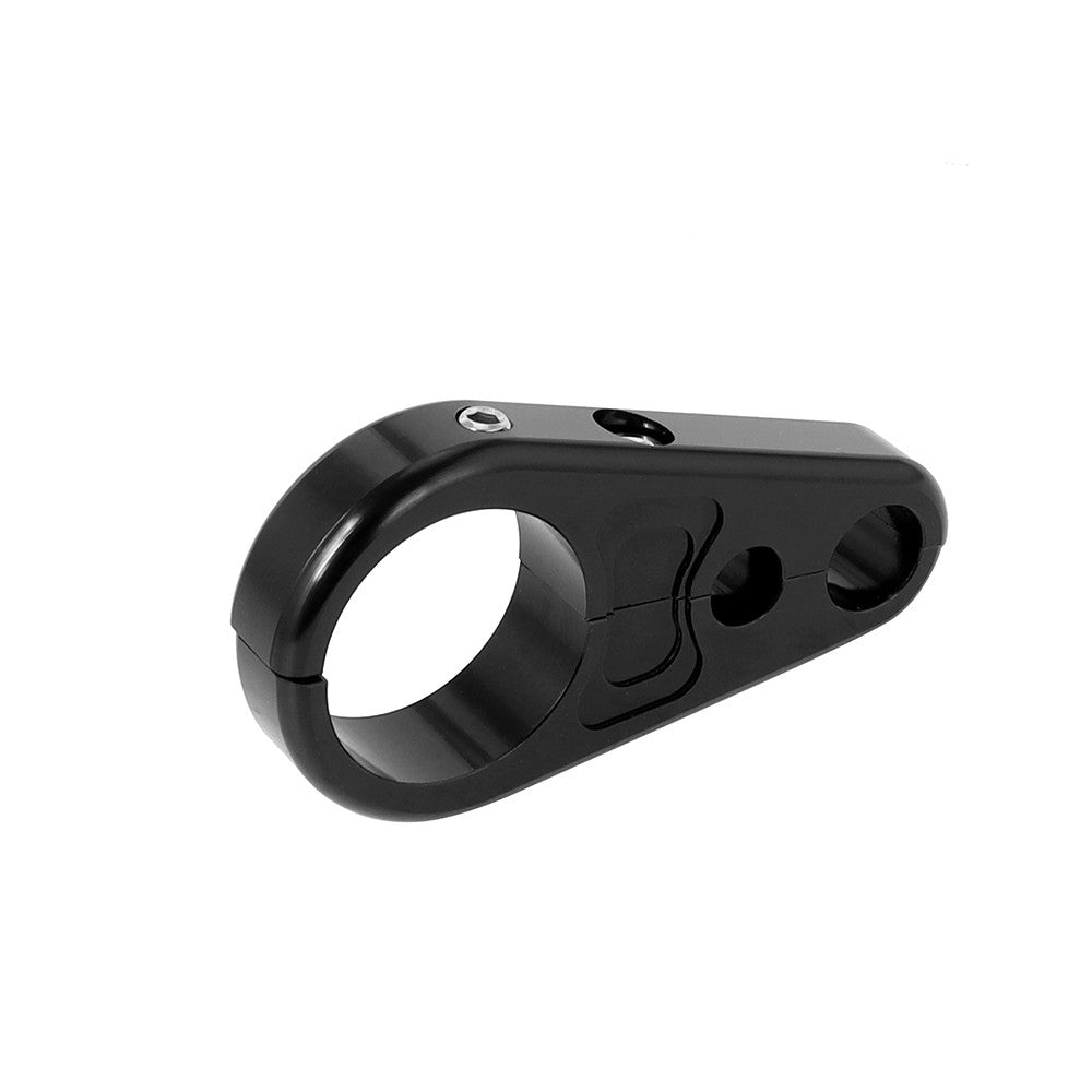 Para Harley Dyna Sportster XL Cafe Racer 1" 25mm Suporte de Guiador de Motocicleta Cabo de Embreagem Braçadeira de Freio Clipes Fixos