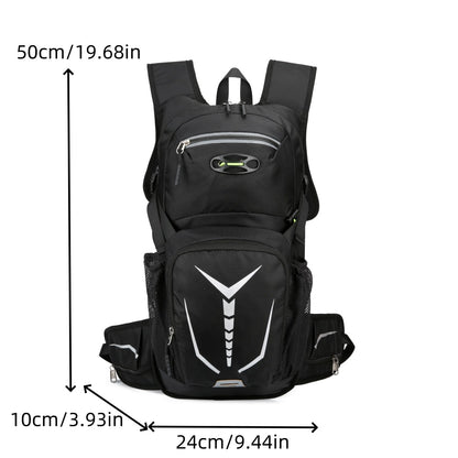 Outdoor mountaineering and cycling travel backpack, multifunctional waterproof nylon bag, suitable for men and women
