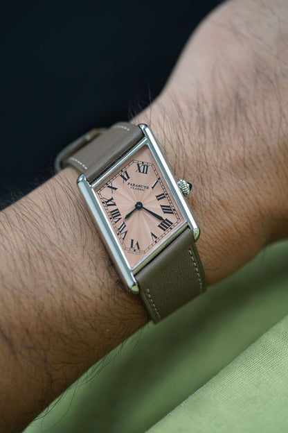 FARASUTE New Unique Square Stainless Steel Quartz Watch Men Casual Sapphire Glass Swiss Movement Waterproof Wristwatches Male