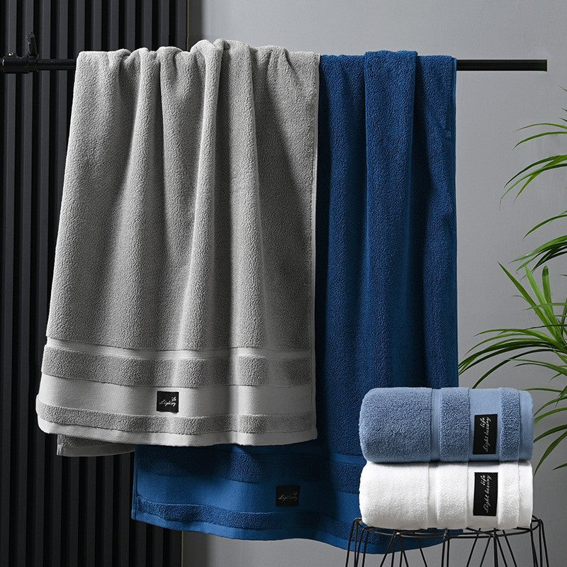 Pure Cotton Microfiber Soft Absorbent Hand Towel Adult Face Wash Bathroom Household Quick-Drying Absorbent Towel 35x75cm