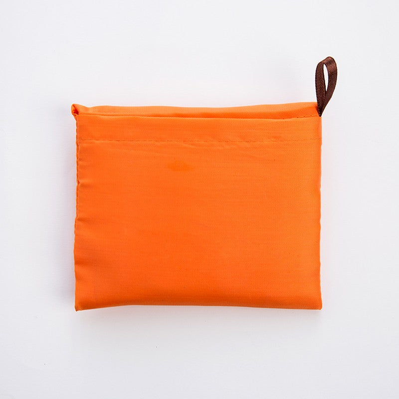 Thick leisure style nylon large handbag environmental friendly reusable polyester portable shoulder bag foldable shopping bag