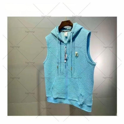 Y2K Harajuku Fashion Oversized Zipper Hooded Short-sleeved Men American Street Hip-hop Retro Casual Loose T-shirt Women