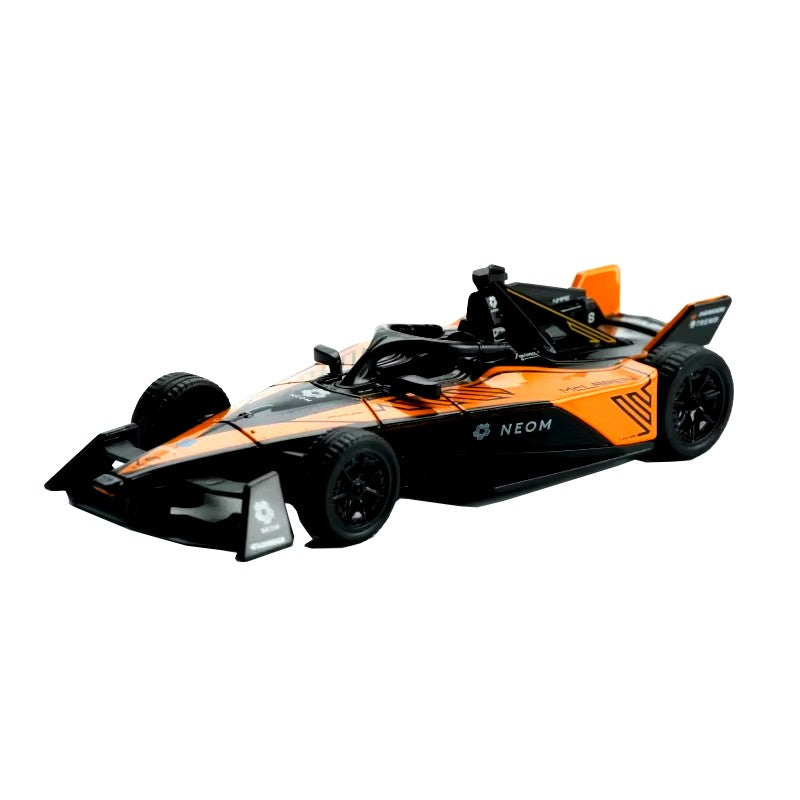 1:43 FORMULA E NEOM Formula Racing Alloy Car Diecasts & Toy Vehicles Car Model Miniature Scale Model Car For Children