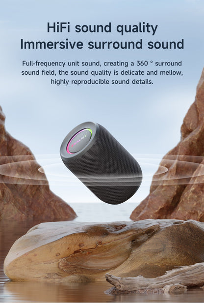 S32PRO Mini Bluetooth Speaker Portable Wireless Column HIFI Stereo Waterproof Sound Box 15W Wireless Speaker for Outdoor
