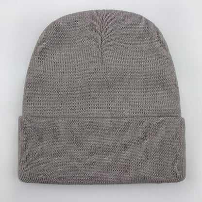 Touca Sólida Unissex Outono Inverno, Mistura de Lã, Macia e Quente, Boné de Tricô Masculino Feminino, Gorro, Toucas de Esqui, 24 Cores
