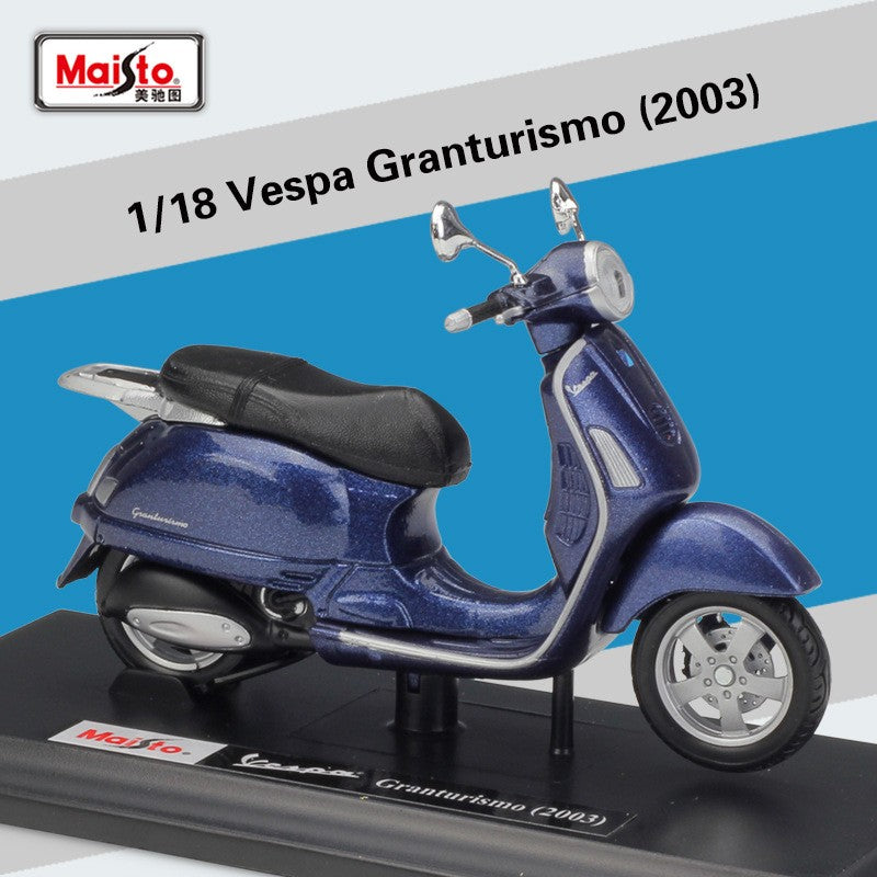Maisto 1:18 Vespa GT300 Moto de Liga Simulação Diecast Metal Modelo Clássico de Moto Coleção Brinquedo Infantil Presente