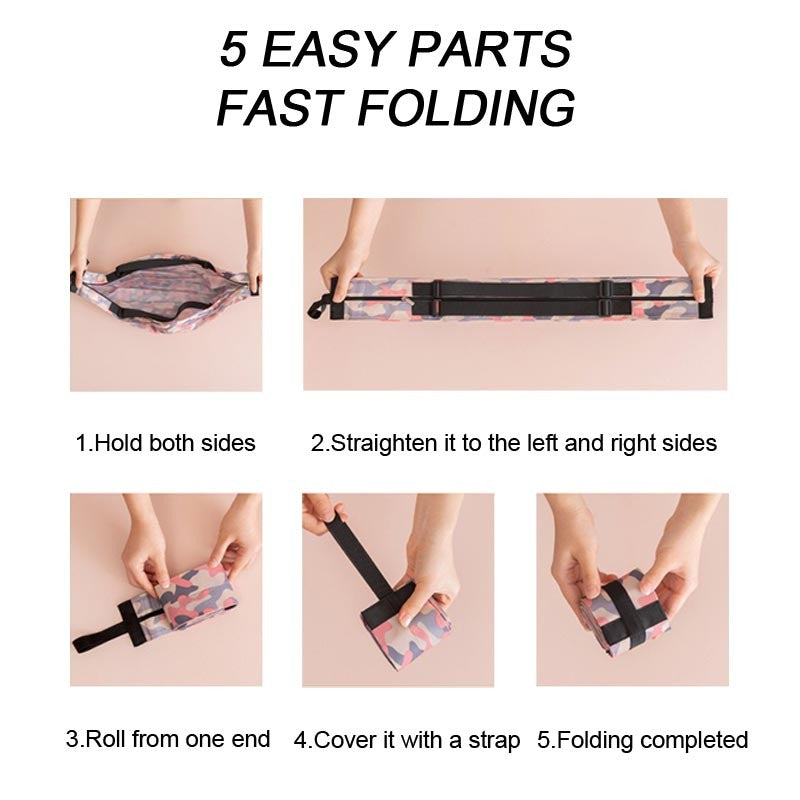 New Foldable Shopping Bag  Reusable Folding Bag Cloth Bags for Shopping Folding Shopper ZDGWD01