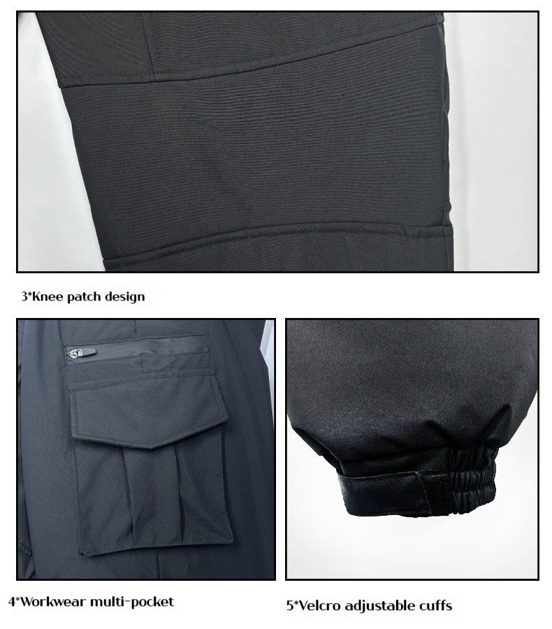 18 Zone Knee Heating for Men Women Winter Thermal Heating Pants Heated Pants Electric Trousers Ski Hunting Hiking Outdoor Work