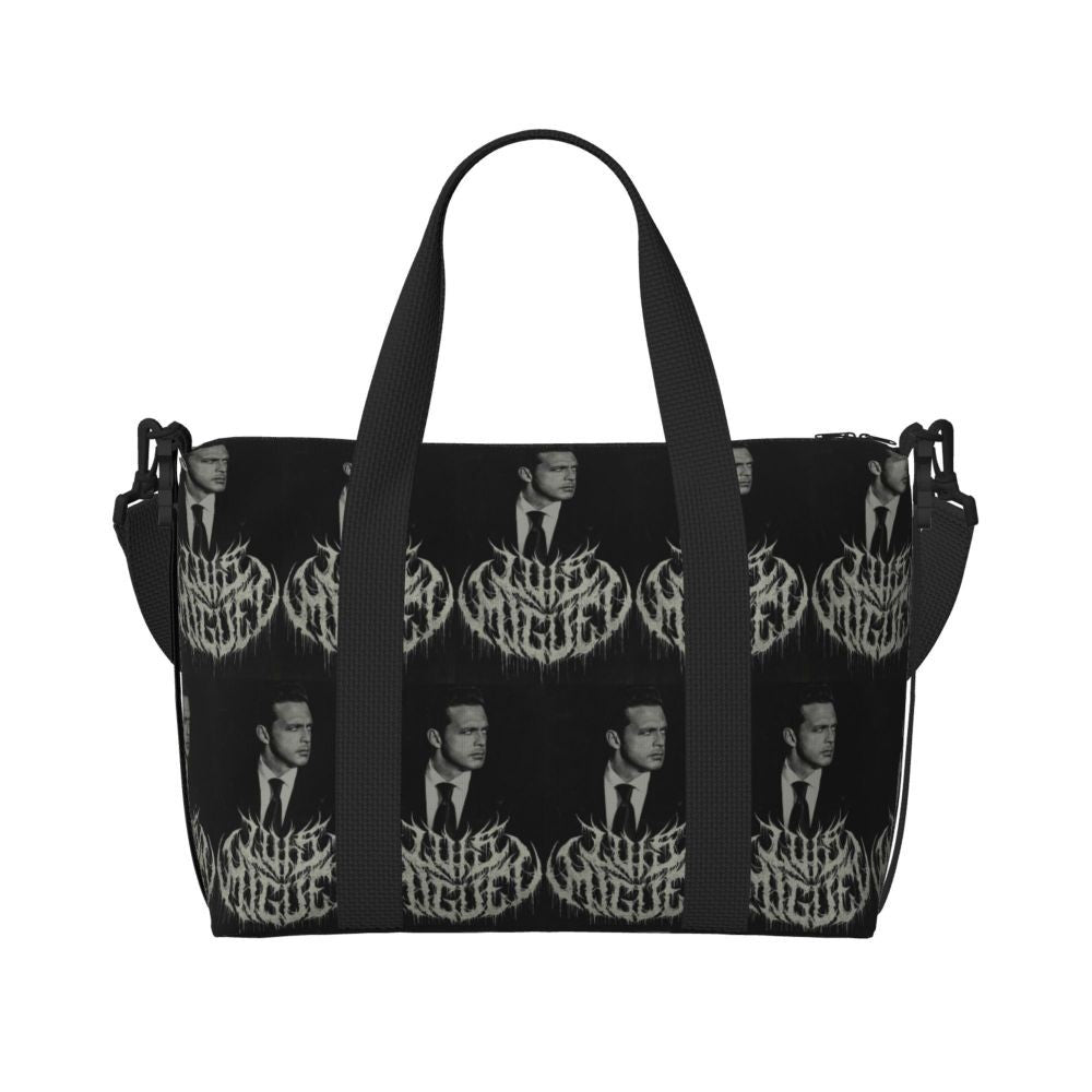 El Sol De Mexico Luis Miguel Beach Travel Bag Large Capacity Tote Bags for Gym Sport Women Shopping Duffle Shoulder Bag