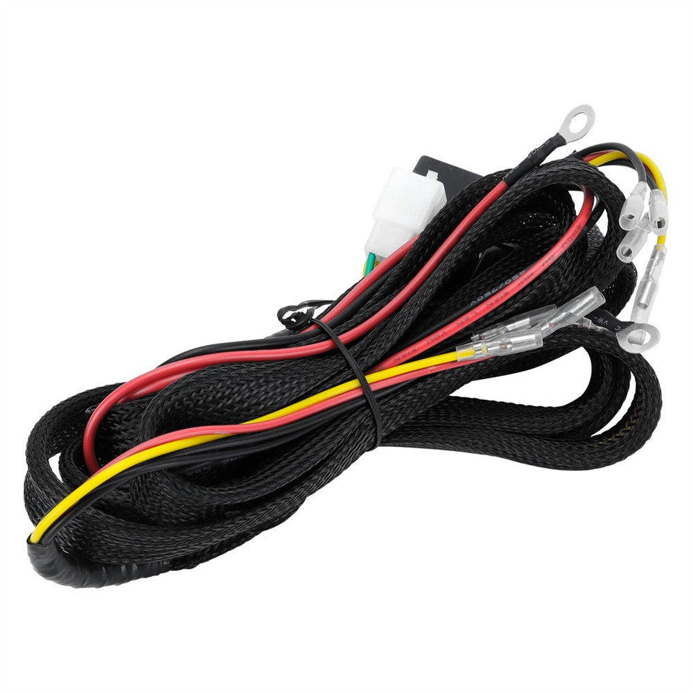 Chicote de Fiação de Indicador Universal 12V para Motocicleta com 4 Indicadores de 22mm 7/8" e Luz de Seta para Yamaha Kawasaki