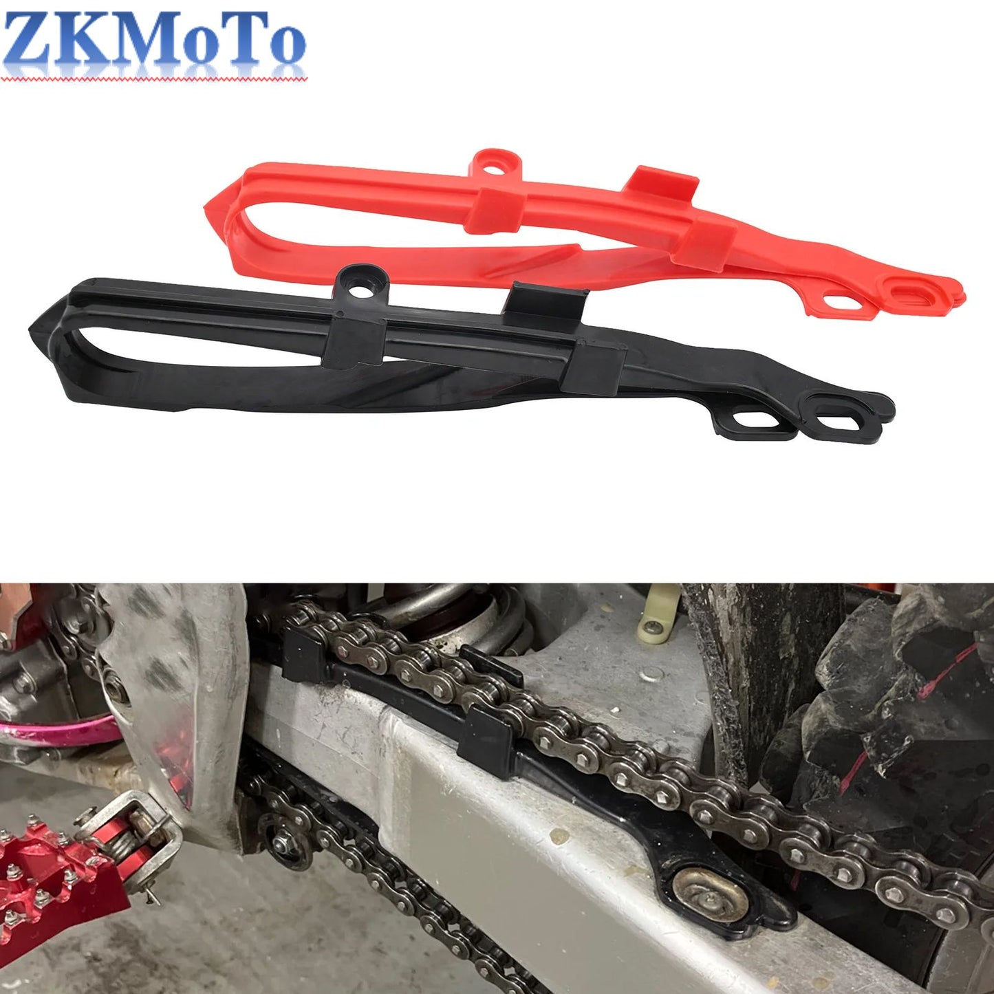 Dispositivo de proteção do guia deslizante da corrente da motocicleta para Honda CR125R CR250R CRF250R CRF450R CRF450X CR CRF 125 250 450 2000-2013