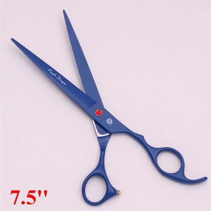 Tesoura Profissional para Tosa de Animais de Estimação de 7,5'' Tesoura de Desbaste em Espinha de Peixe Pinça Hemostática Conjunto Japão 440C Para Cães e Gatos Z3088