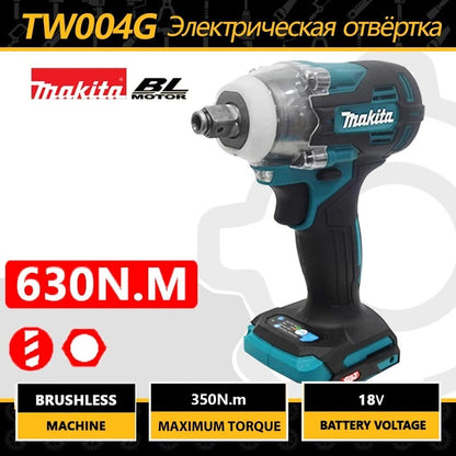 Makita DTW004 Chave de Impacto Sem Fio de Alto Torque Chave Elétrica Brushless Recarregável 18V Ferramentas Elétricas para Reparo Automotivo